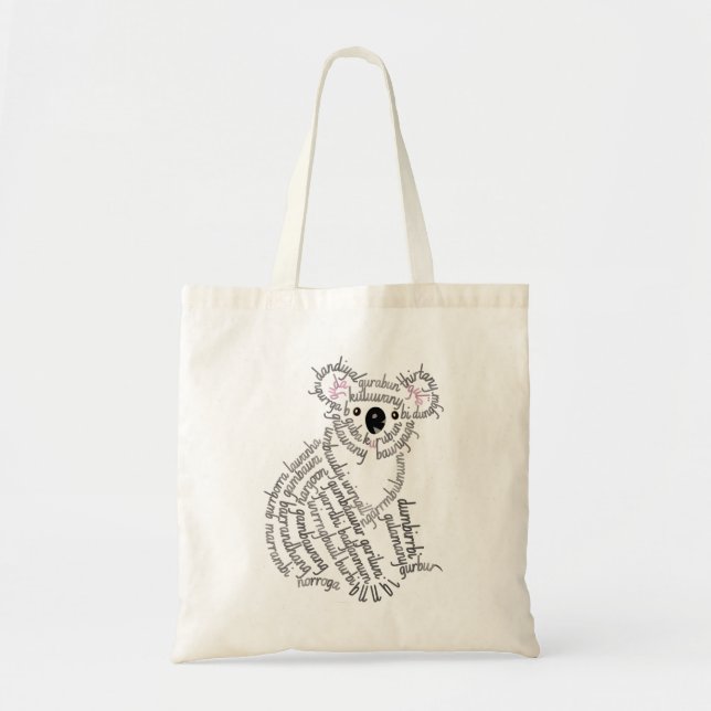 Bolso De Tela World Word Koala Tote Bag (Frente)