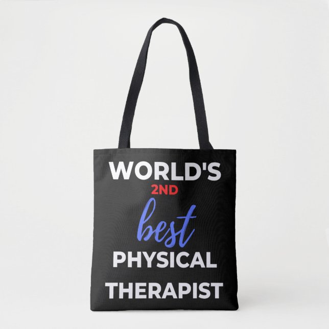 Bolso De Tela World's 2nd Best Physical Therapist (Anverso)