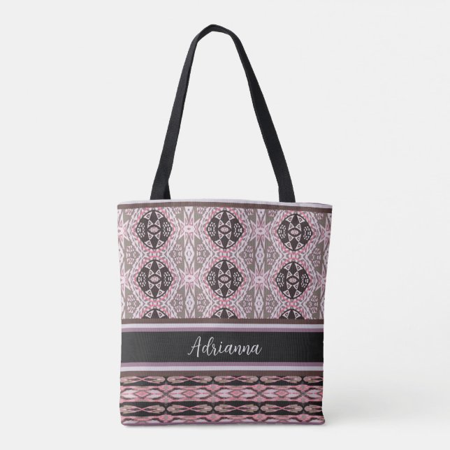 Bolso De Tela Woven Mandalas (Reverso)