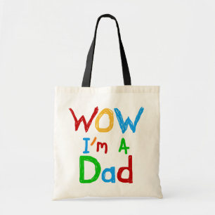 Bolso De Tela WOW, soy papa de camisetas y GIfts