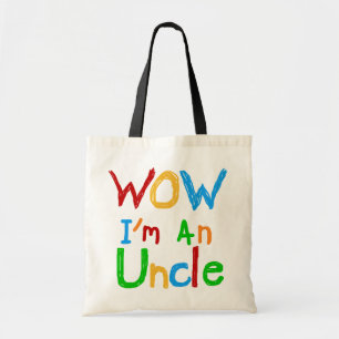 Bolso De Tela WOW, soy un tío de camisetas y giros