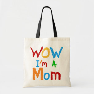 Bolso De Tela WOW, soy una madre camiseta y GIfts
