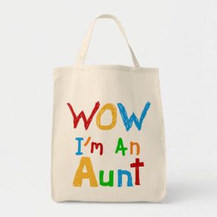 Bolso De Tela WOW, soy una tía camisetas y regalos