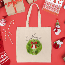 Bolso De Tela Wreath, Navidades de Merry Heart