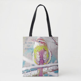 Bolso De Tela Wren I go Shopping Tote Bag
