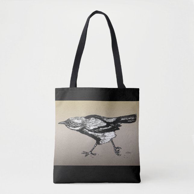 Bolso De Tela Wren on the Run (Anverso)