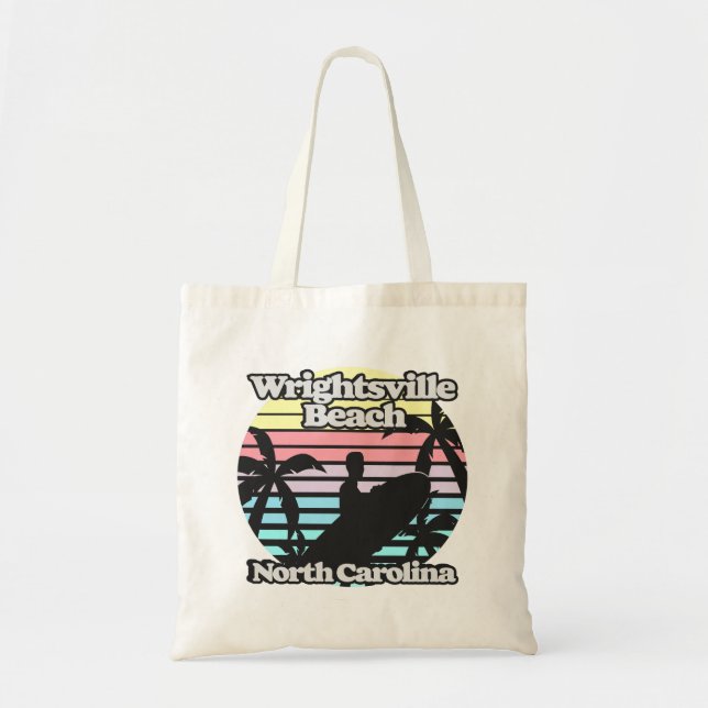 Bolso De Tela Wrightsville Beach Carolina del Norte (Frente)