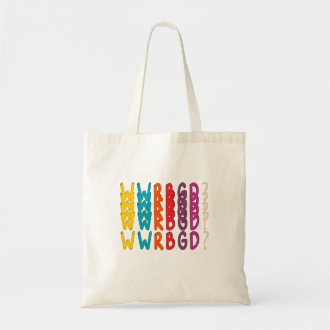 Bolso De Tela ¿WWRBGD? pegatina Ruth Bader Ginsburg RBG Feminist (Frente)