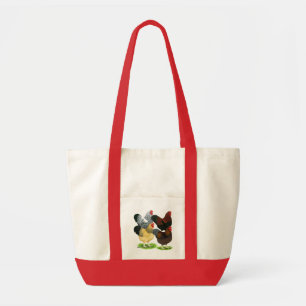 Bolso De Tela Wyandotte: El surtido de gallos
