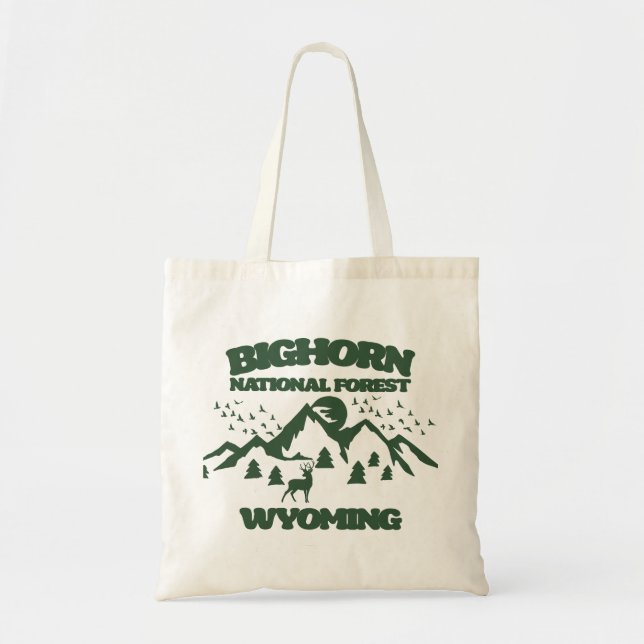 Bolso De Tela Wyoming, Bosque Nacional Bighorn (Frente)