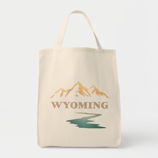 Bolso De Tela Wyoming Estados Unidos de América (Frente)