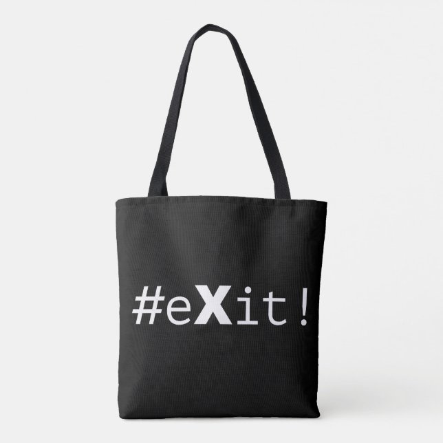 Bolso De Tela ¡Xit! (Reverso)