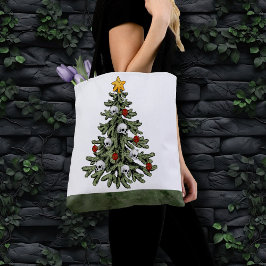 Bolso De Tela XMAS escalofriante | Un Grunge De Árbol De Navidad