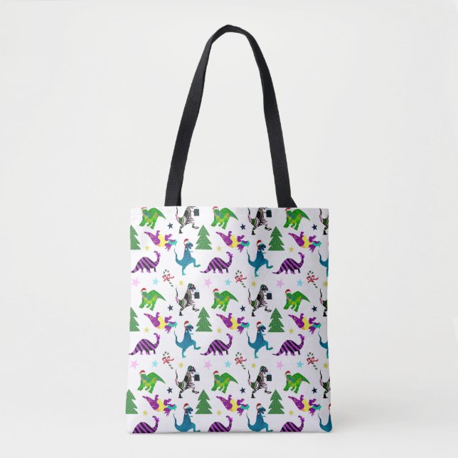 Bolso De Tela Xmasaurs (Anverso)