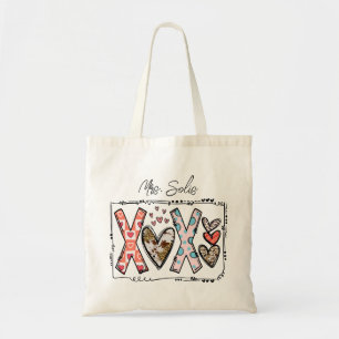 Bolso De Tela XOXO Valentine/Profesor/Laptop