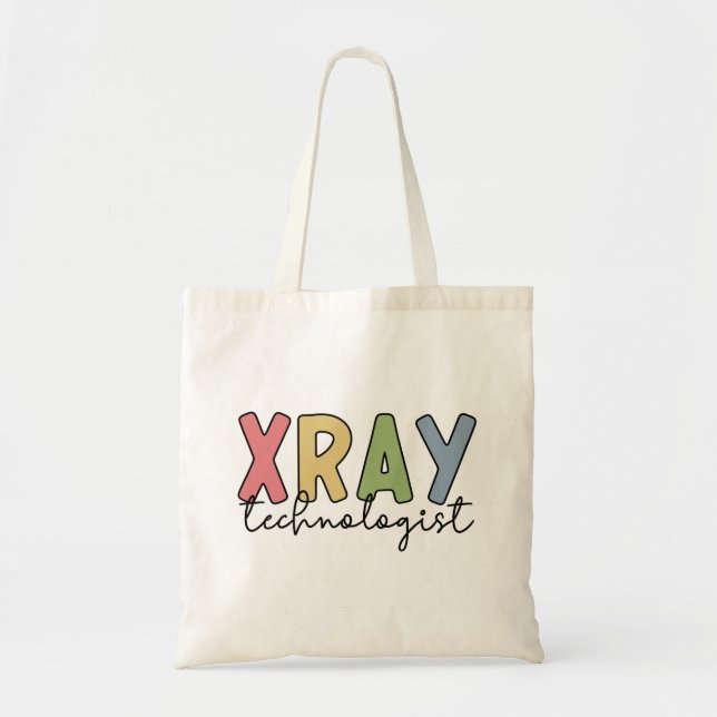 Bolso De Tela Xray Technologist X-ray Tech Radiology Gifts Tech (Frente)