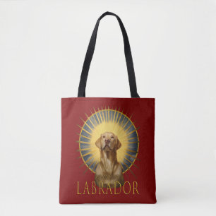Bolso De Tela Y Dios envió un arte gracioso de Labrador