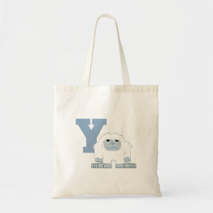 Bolso De Tela Y es para el Yeti Monstruo de dibujos animados lin