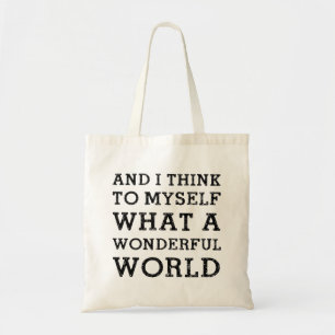 Bolso De Tela Y mundo maravilloso