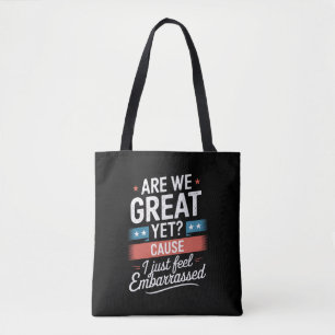 Bolso De Tela ¿Ya somos grandiosos y nos sentimos avergonzados a