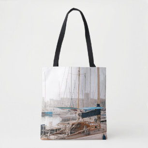 BOLSO DE TELA YACHT BLANCA EN BAY