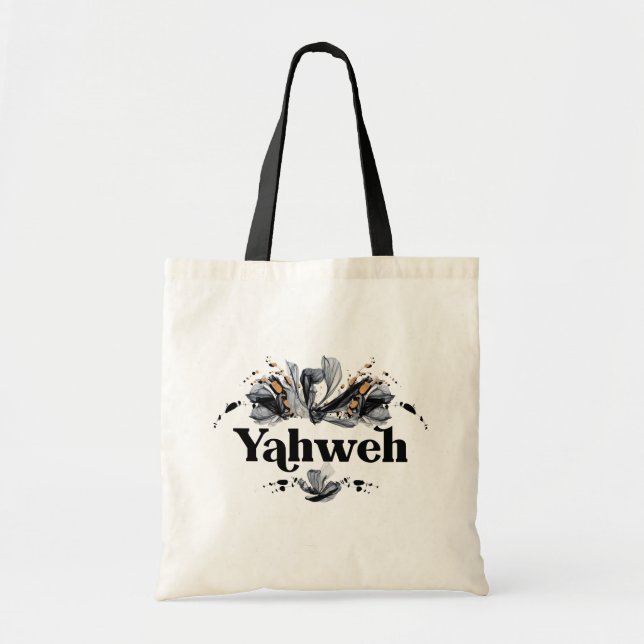 Bolso De Tela Yahweh | Nombre de Dios (Frente)