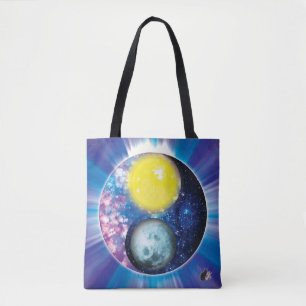 Bolso De Tela Yang-Yin/Sun-Moon