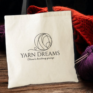Bolso De Tela Yarn Dreams Minimalist Nombre