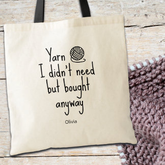 Bolso De Tela Yarn I Didn't Need But Bought Anyway 