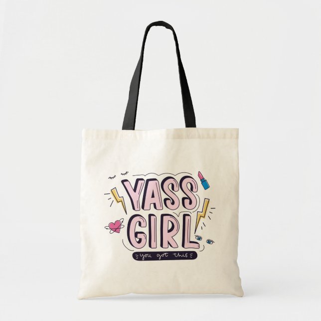 Bolso De Tela Yass Chica | Tienes Esto (Frente)