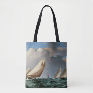 Bolso De Tela Yates Alcanzando La Marca