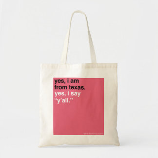 Bolso De Tela YBN: Sí, soy de Tejas