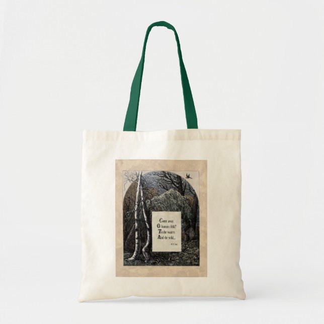 Bolso De Tela Yeats "The Stolen Child" Victorian Tote Bag (Frente)