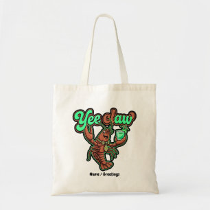 Bolso De Tela Yee Claw Retro Langostinos Tazón Costero Cóctel 