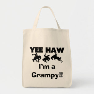 Bolso De Tela Yee Haw, soy camisetas Grampy y Regalos