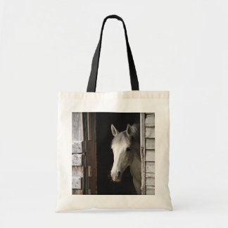 Bolso De Tela Yegua gris