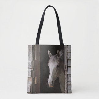 Bolso De Tela Yegua gris
