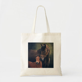 Bolso De Tela Yegua y potro de Morgan