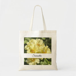 Bolso De Tela Yellow Botanical Flowers