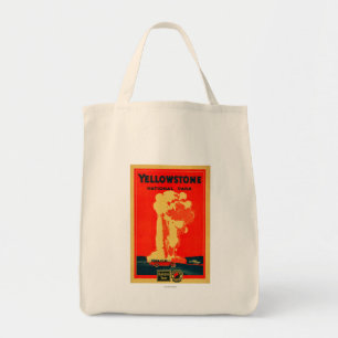 Bolso De Tela Yellowstone, poster fiel viejo de la publicidad