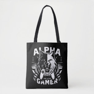 Bolso De Tela Yin Yang Alfa Jugador Lobo