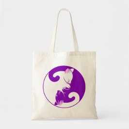 Bolso De Tela Yin Yang Cats