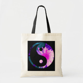 Bolso De Tela yin yang del girasol del arco iris