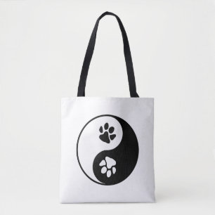 Bolso De Tela Yin Yang Paw