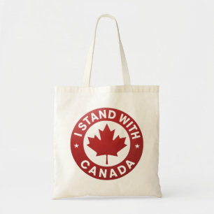 Bolso De Tela Yo apoyo a Canadá