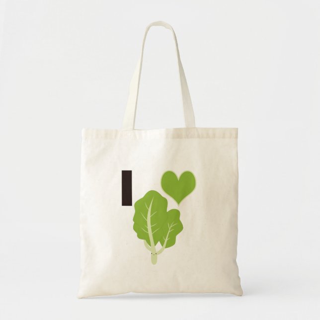 Bolso De Tela Yo corazón Kale (Frente)