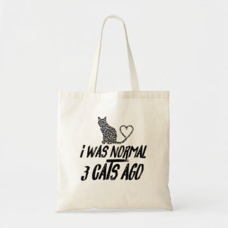 Bolso De Tela Yo Era Normal Hace 3 Gatos