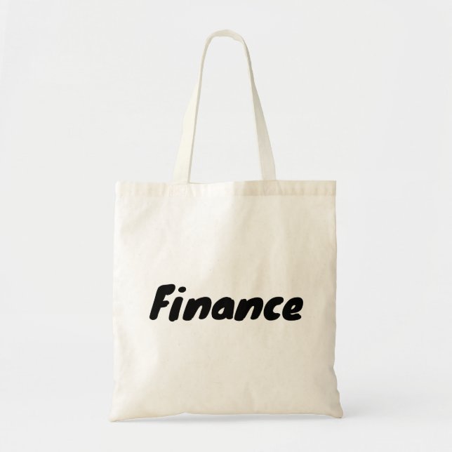 Bolso De Tela Yo ❤️ Love Finance - Departamento de Finanzas - (Frente)