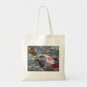 Bolso De Tela Yo serví - Veterano de Combate Irag