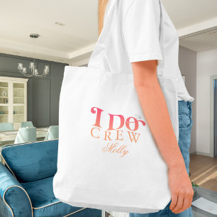 Bolso De Tela Yo Sí Crew Sunset Modern Font Tote Bag